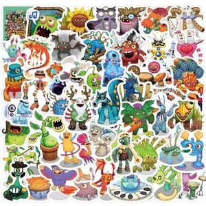 MY SINGING MONSTERS Large Cartoon Game Stickers (21‎ pc) SO CUTE!